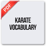 Karate Vocabulary
